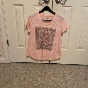 Style & Co. Pink Embellished T-shirt